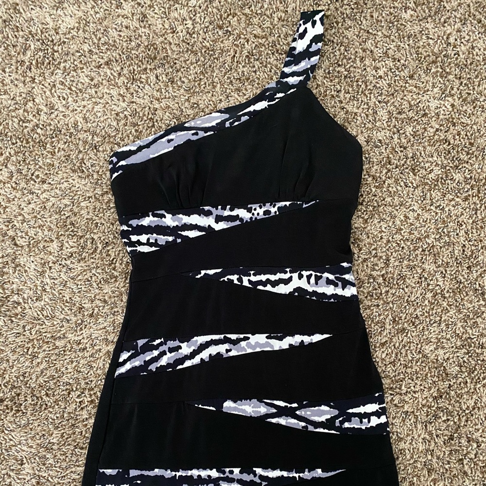 Black cocktail dress
